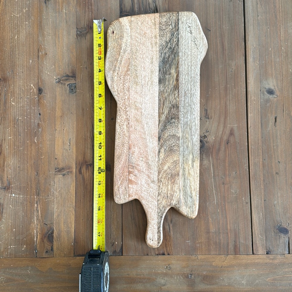 Mango wood Chrissy Teigen Charcuterie board